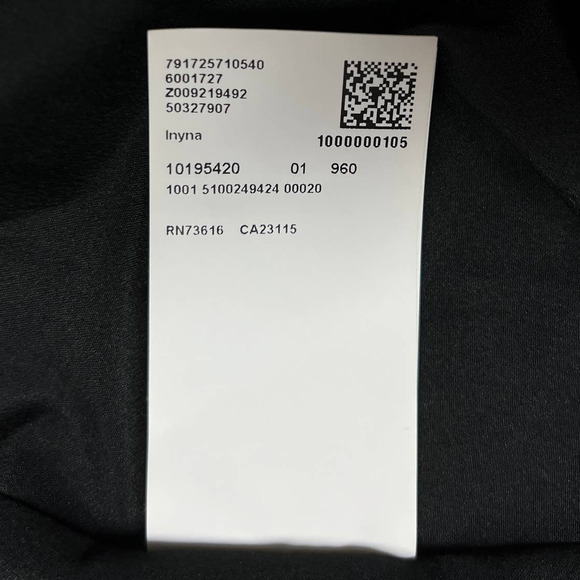 Boss Hugo Boss Inyna Black White Red Striped Crew Neck Sleeveless Blouse Size 4 - Picture 10 of 12